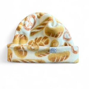 MadBeans Beanies Fleece Beanie Bread Pretzels